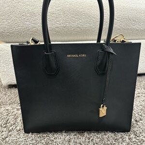 Michael Kors Black and Gold Tote